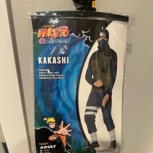 VGUC Spirit Halloween Brand Naruto KAKASHI Cosplay Anime Costume Set Size Small
